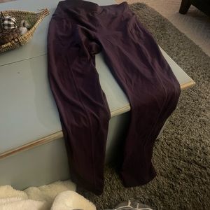 purple skechers leggings size m